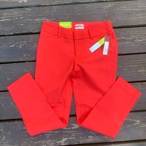 NWT Merona Red ankle dress pant
